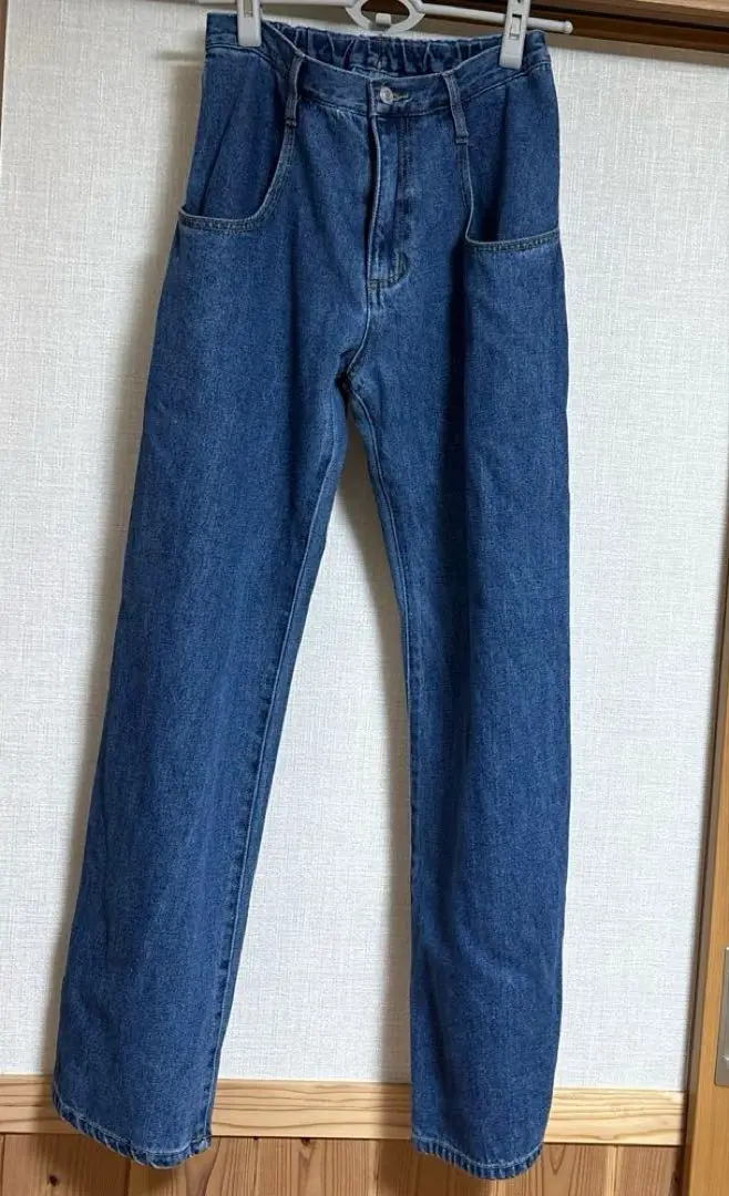 【15】新品タグ付き PRIORITY デニム Priority(プライオリティ)デニムパンツ・ワイド|セレクト