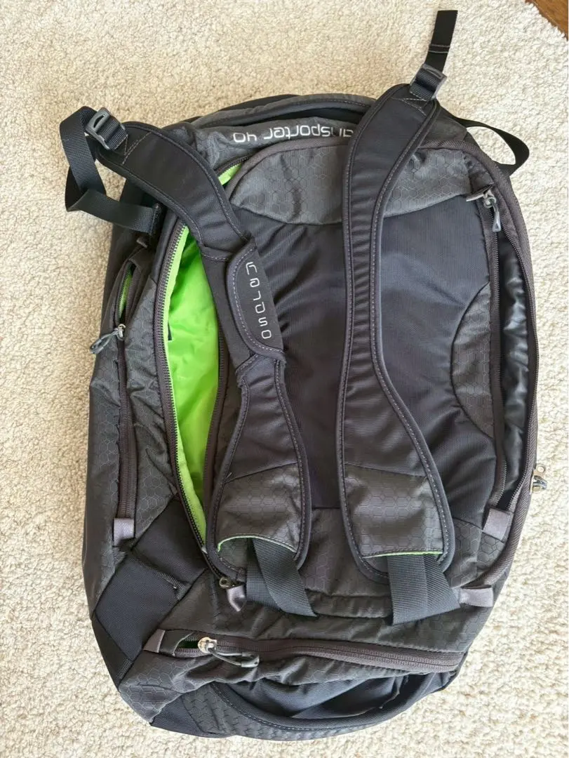 OSPREY トランスポーター60 オレンジ　リュック　ボストン 2way OSPREY トランスポーター60 オレンジ リュック ボストン 2way