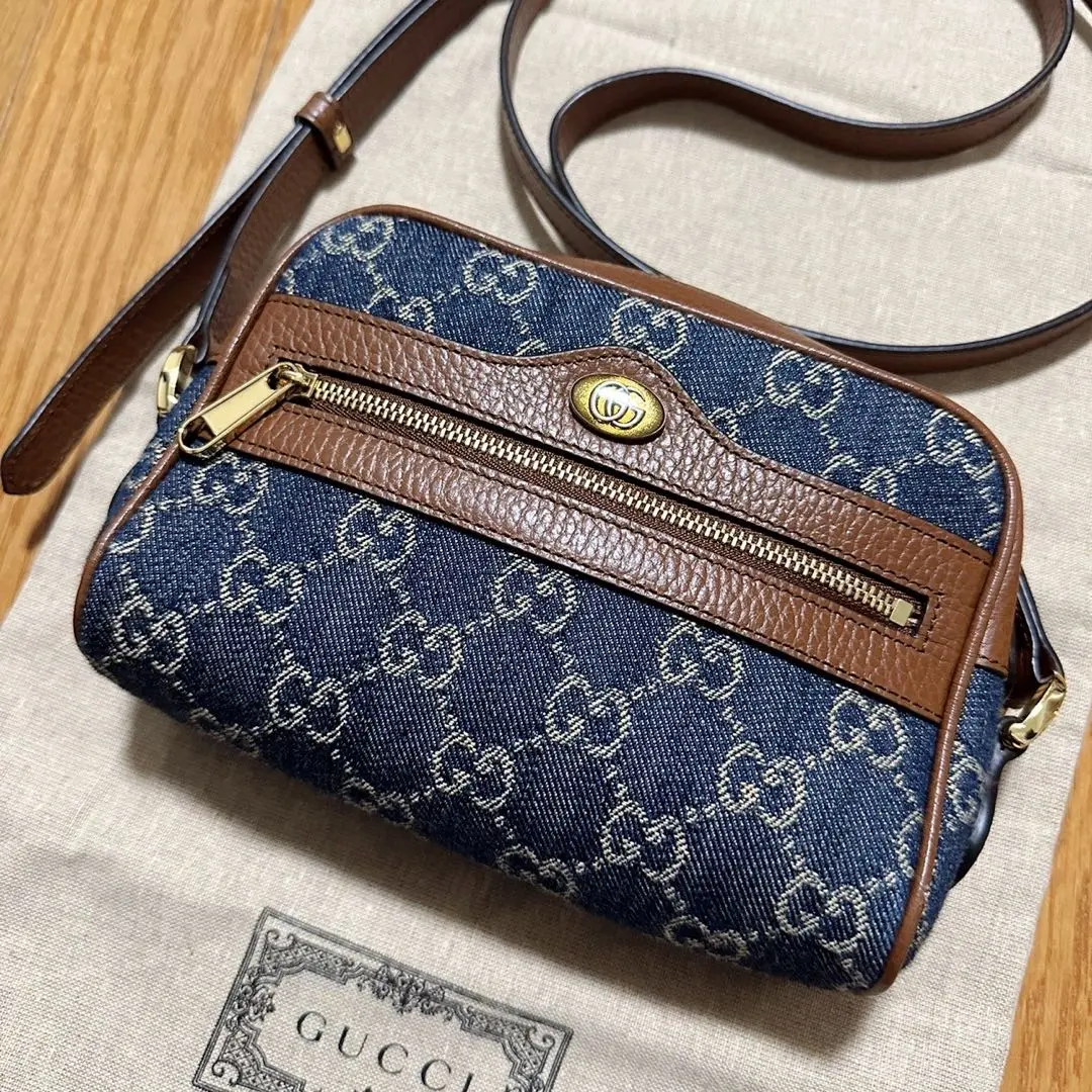 2025年最新】gucci オフィディア デニム ミニショルダーバッグの