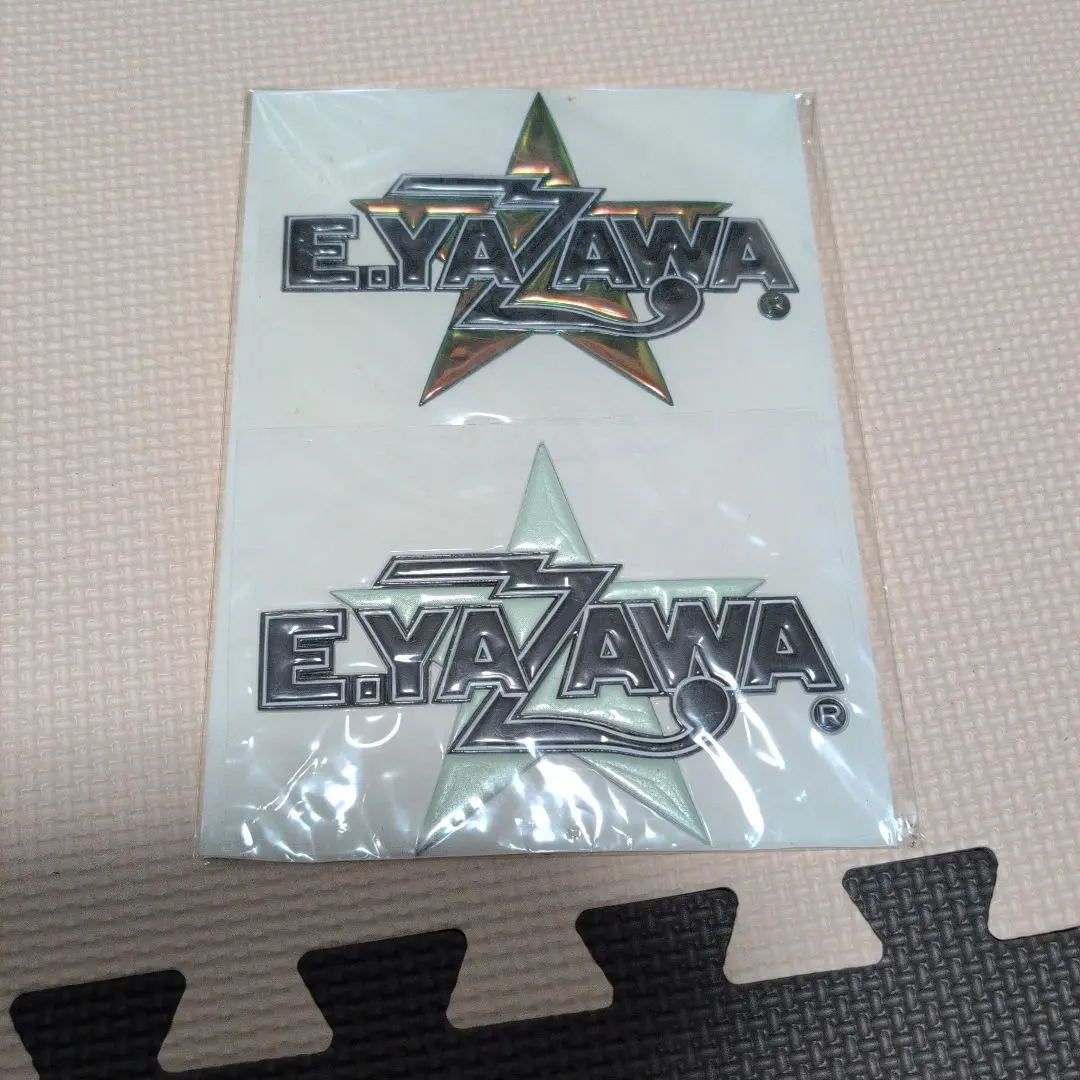 Thumbnail of Eikichi Yazawa, emblem sticker, fluorescent & aqua