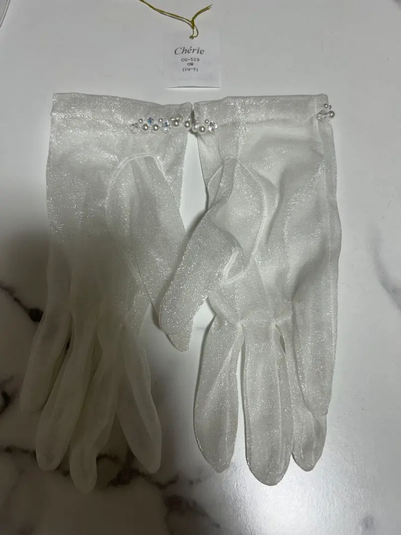 Thumbnail of Wedding veil and glove set