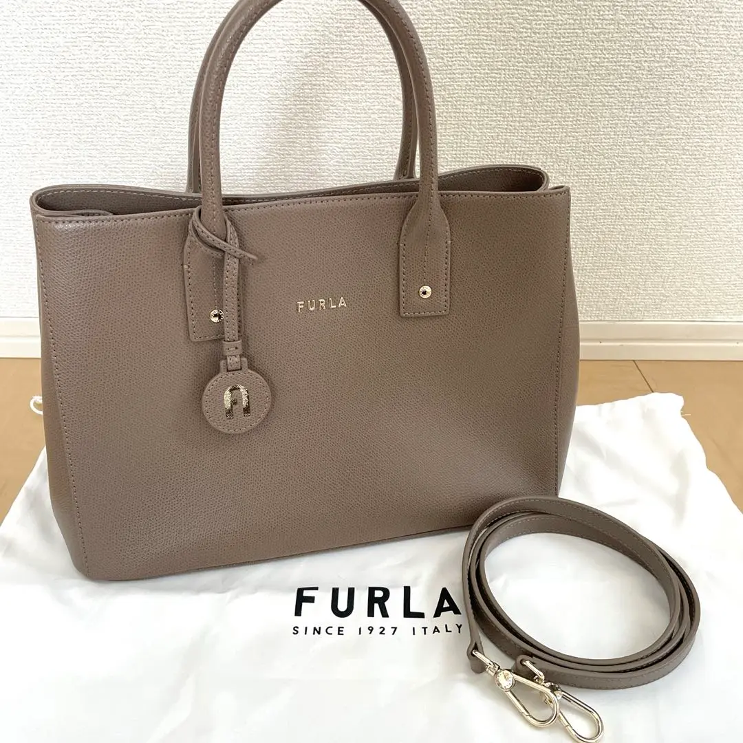 FURLA フルラ リンダM サッチェル グレージュ FURLA Furla フルラ ハンドバッグ LINDA リンダ WB01287 ARE000