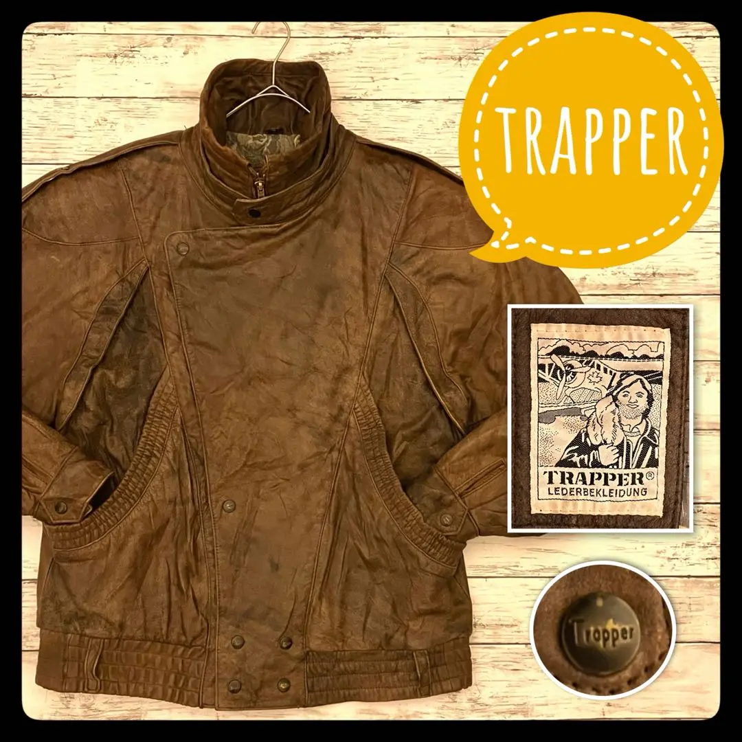 2025年最新】TRAPPER レザージャケット・ライダースの人気