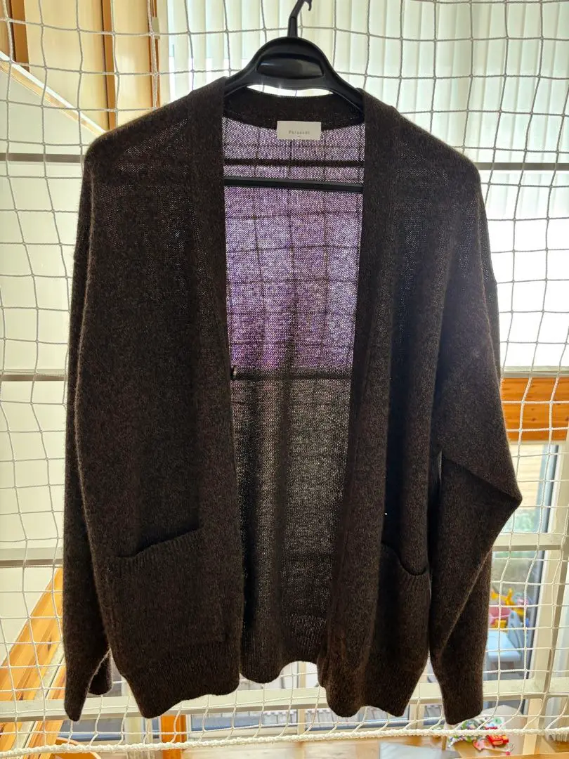 phlannel SOL Yak Wool Knit 2 ベージュ PHLANNEL SOL】Wool Yak V neck knit ベージュ