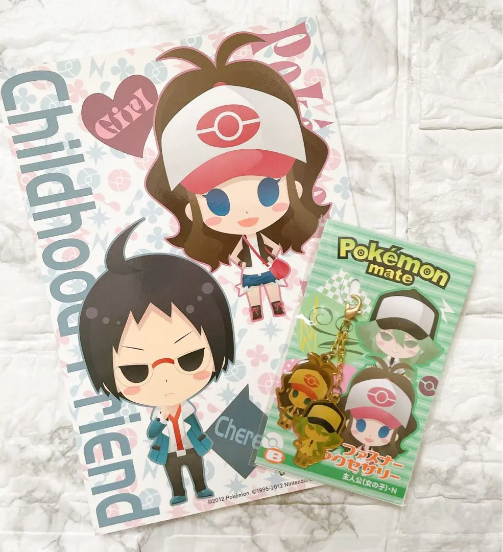 【送料込み】ポケモンBW カラコレ トウコ トウヤ N ノボリ クダリ サブマス ポケモンメイト カラコレ トウコ トウヤ N サブウェイマスター