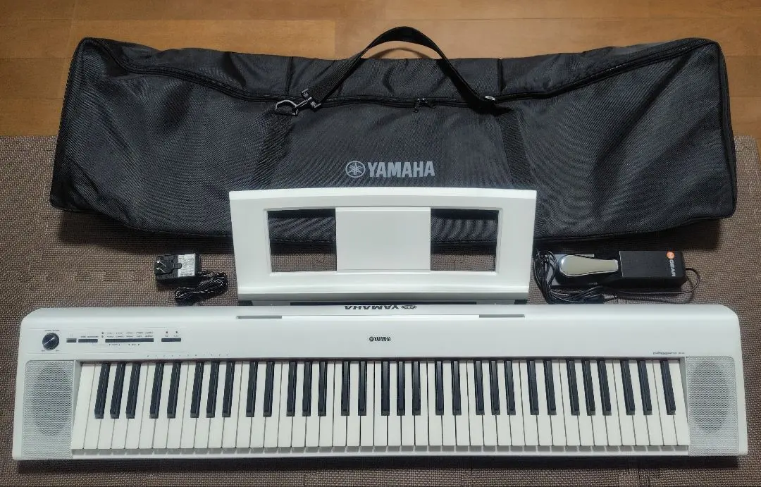 【YAMAHA Piaggero NP-32WH】美品・付属品完備・動作確認済み 2025年最新】yamaha 電子キーボード np-32whの人気アイテム - メルカリ