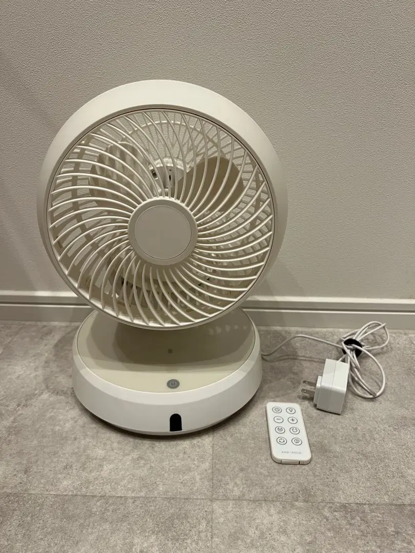 【故障品】モダンデコ 循環扇 360° 擺頭 充電式無線 的縮圖