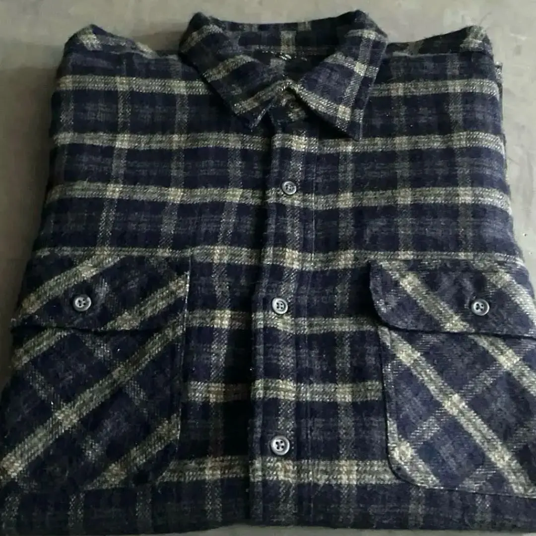 色澤◎ 90年代00年代 OLD UNIQLO 法蘭絨襯衫 vintage 的縮圖