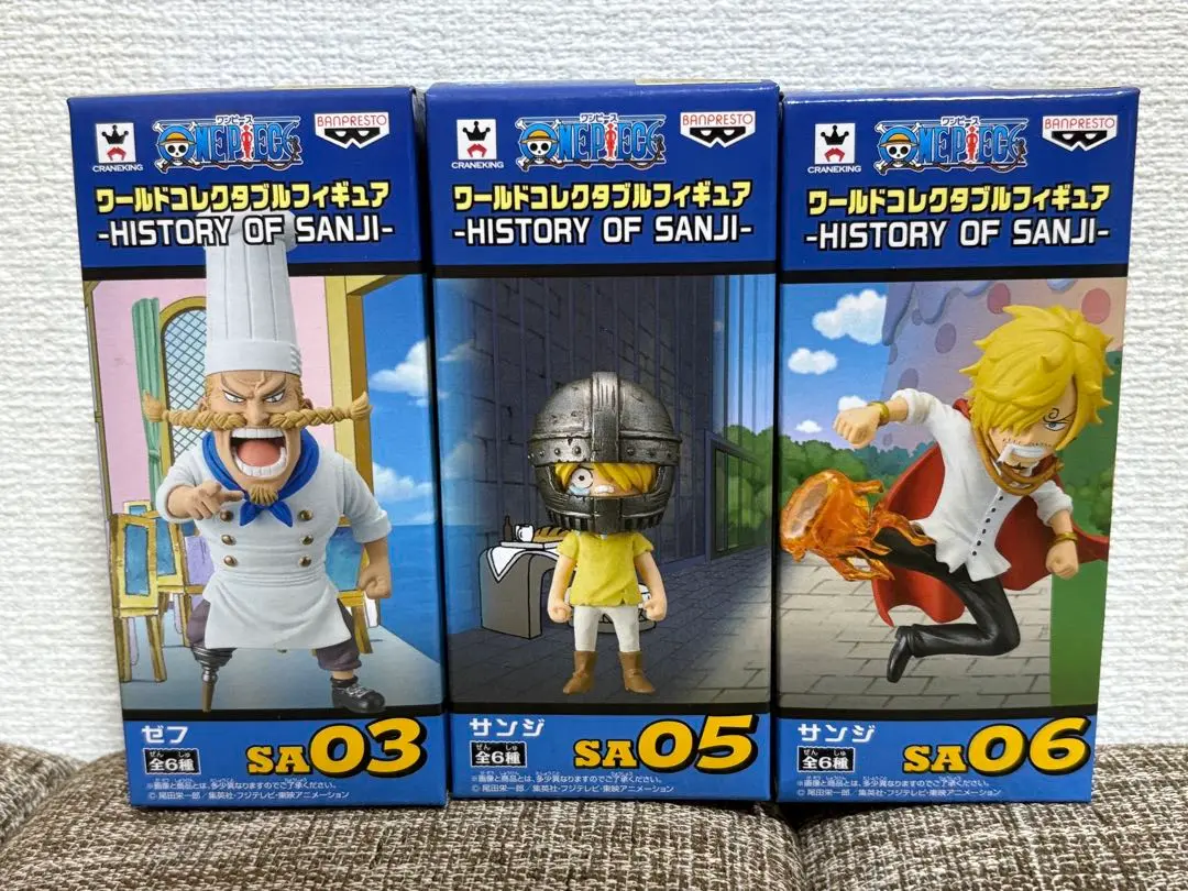 ワンピース ワールドコレクタブルフィギュア-HISTORY OF SANJI- | フィギュア | ONE PIECE.com（ワンピース ドットコム）