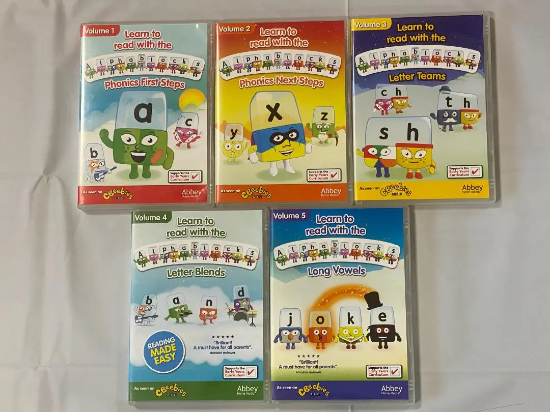 アルファブロックス DVD5枚セット アルファブロックス DVD 全5枚セット alphablocks - メルカリ