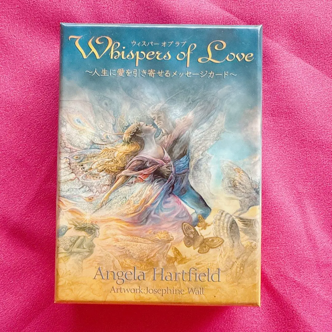 ★レア★優しい世界★美品★絶版希少！ウィスパーオブラブオラクルカード★日本語版 WHISPERS OF LOVE ORACLE CARD 英語版 ウィスパー オブ ラブ