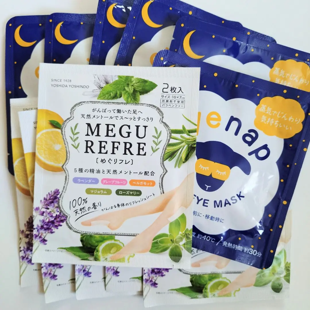 Thumbnail of Hot eye mask & foot sheet, set of 12