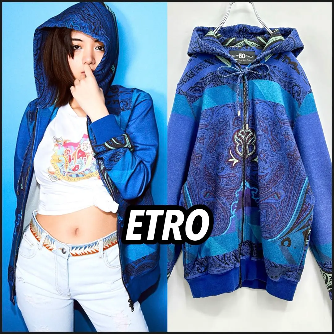 【値下げ済】新品タグ付ETRO ペイズリー パーカー 値下げ済】新品タグ付ETRO ペイズリー パーカー - メルカリ