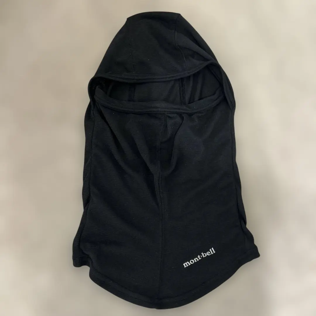 【美品】mont-bell ジオラインL.W Balaclava M/L 黑色 的縮圖