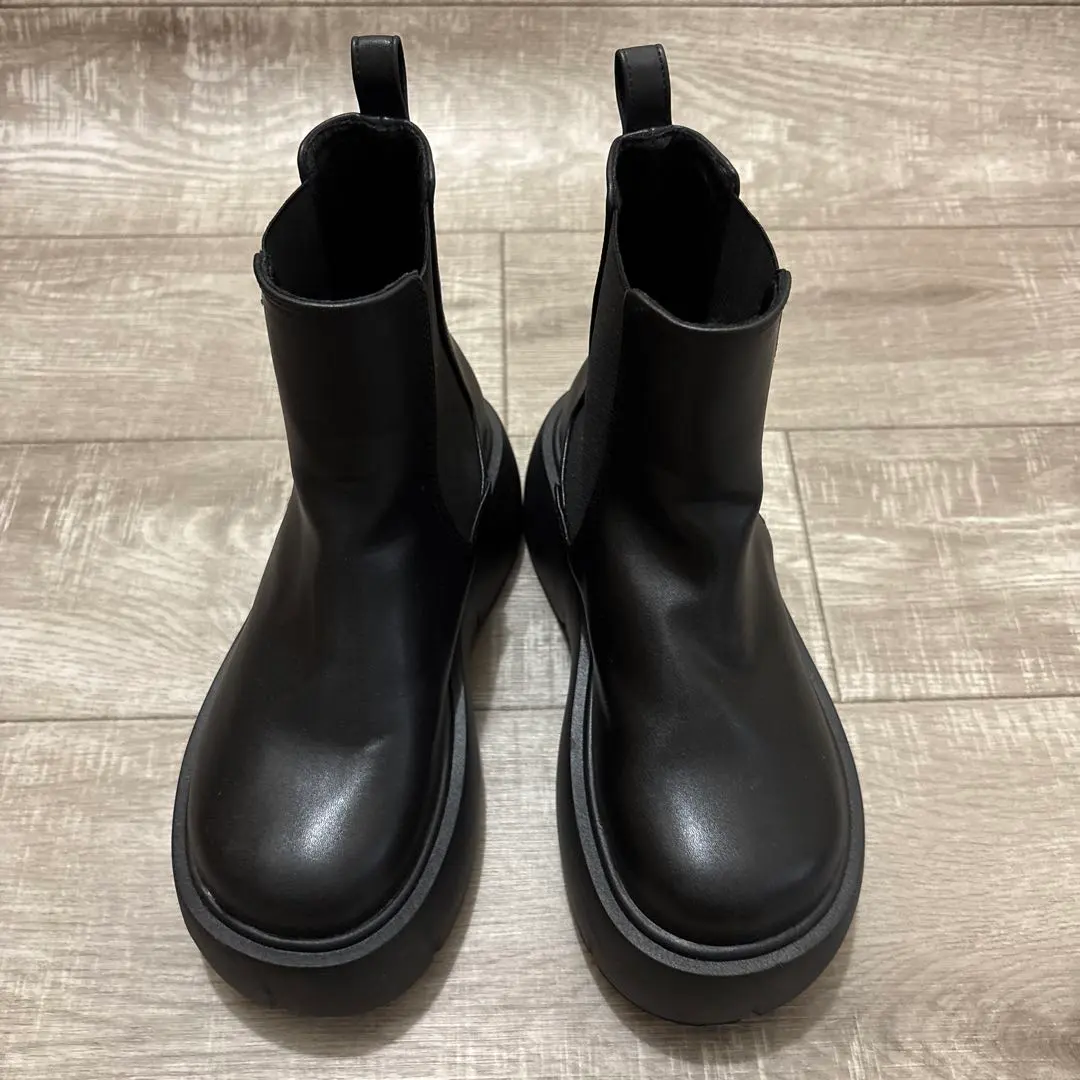 Thumbnail of CIAOPANIC TYPY Side Gore Black Boots Platform 23.5cm