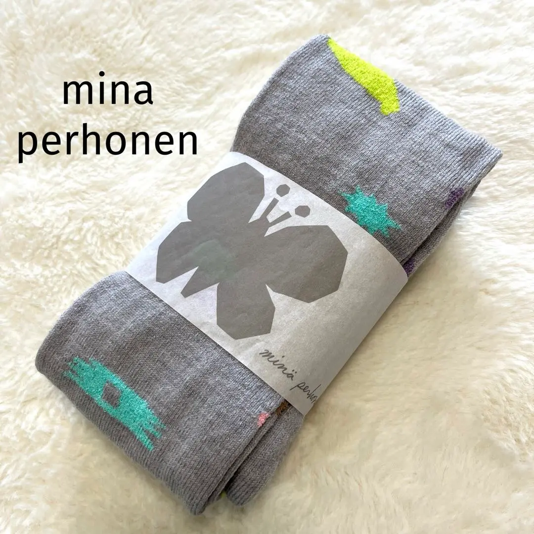 mina perhonen pebble タイツ　グレー系 mina perhonen pebble タイツグレー系