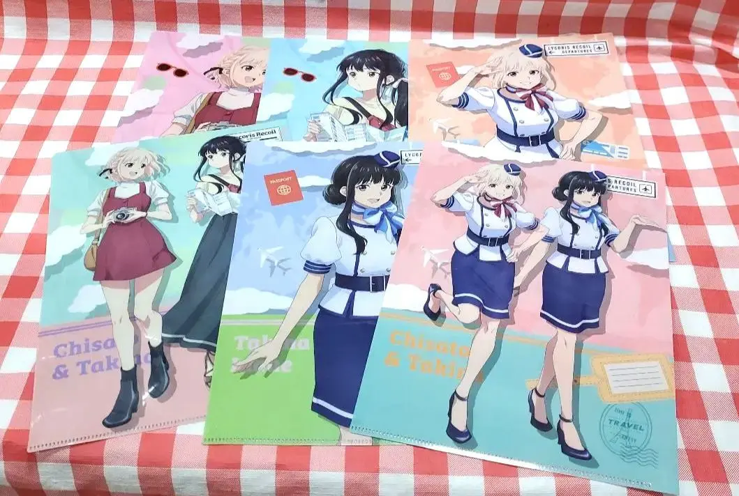 Thumbnail of Lawson Collaboration: Lycoris Recoil Clear File - Complete Set of 6