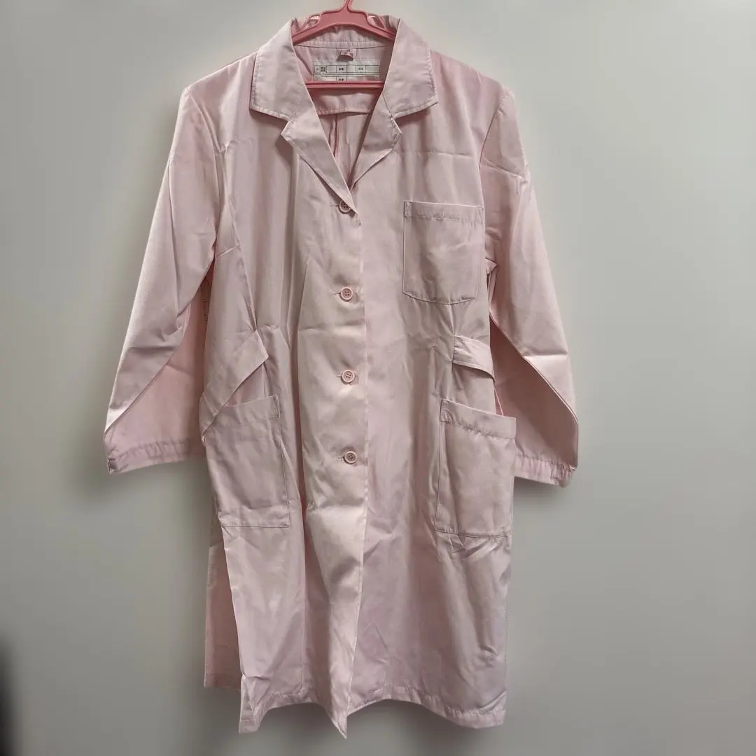 Thumbnail of White coat, pink, long sleeves, 3L, cosplay, plus size, doctor, costume