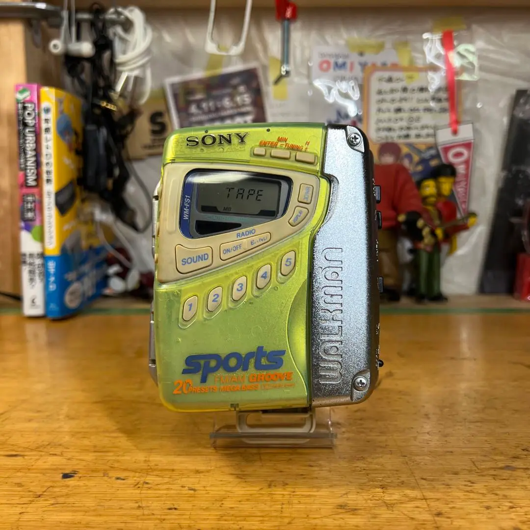 SONY ラジオ付きカセットウォークマン WM-FS191 整備品 Sony Sports Walkman WM-FS191 FM/AM Radio Cassette Purple