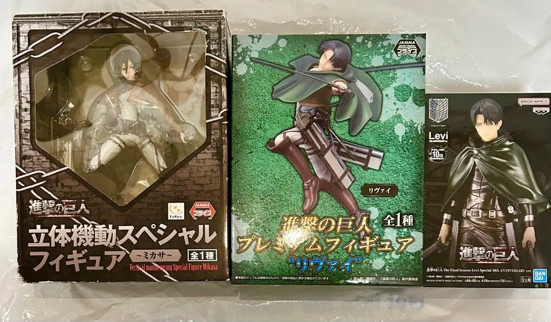 進撃の巨人 立体機動 スペシャルフィギュア リヴァイ Levi Attack on Titan アニメ プライズ フリュー qqffhab バンプレストの8月登場予定プライズで進撃の巨人リヴァイの超