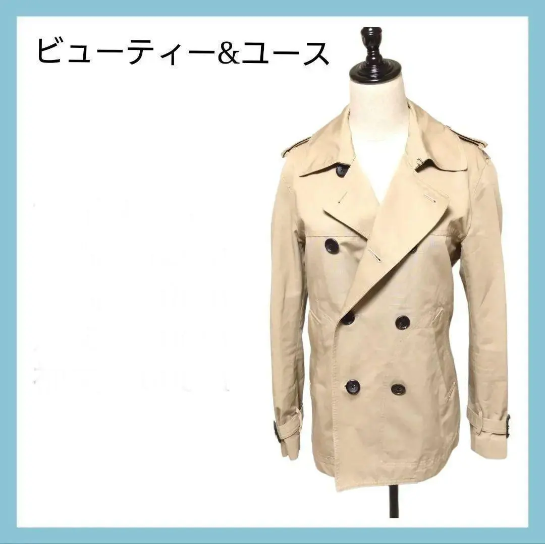 超美品 男士 夾克 外套 雙排扣 大衣 秋季 男士 棉質 的縮圖