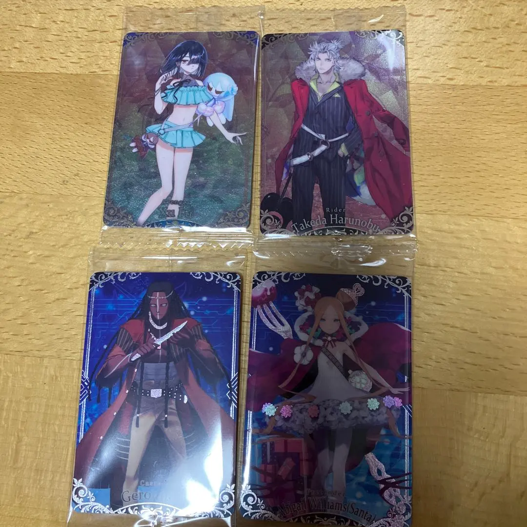 Thumbnail of FGO Fate Grand Order Wafer 14, 4 cards