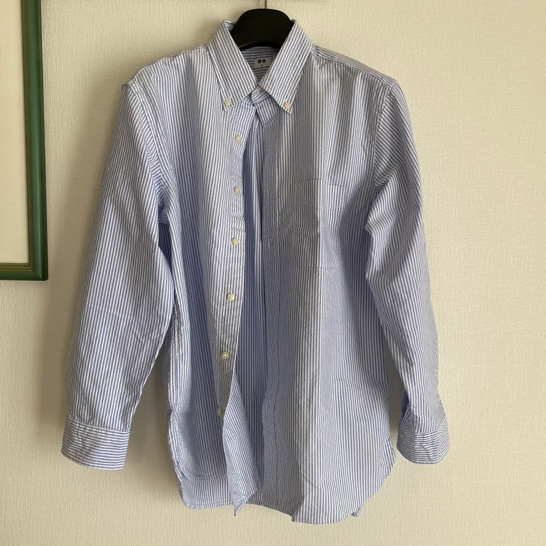 Thumbnail of UNIQLO Striped Long Sleeve Shirt, Size M