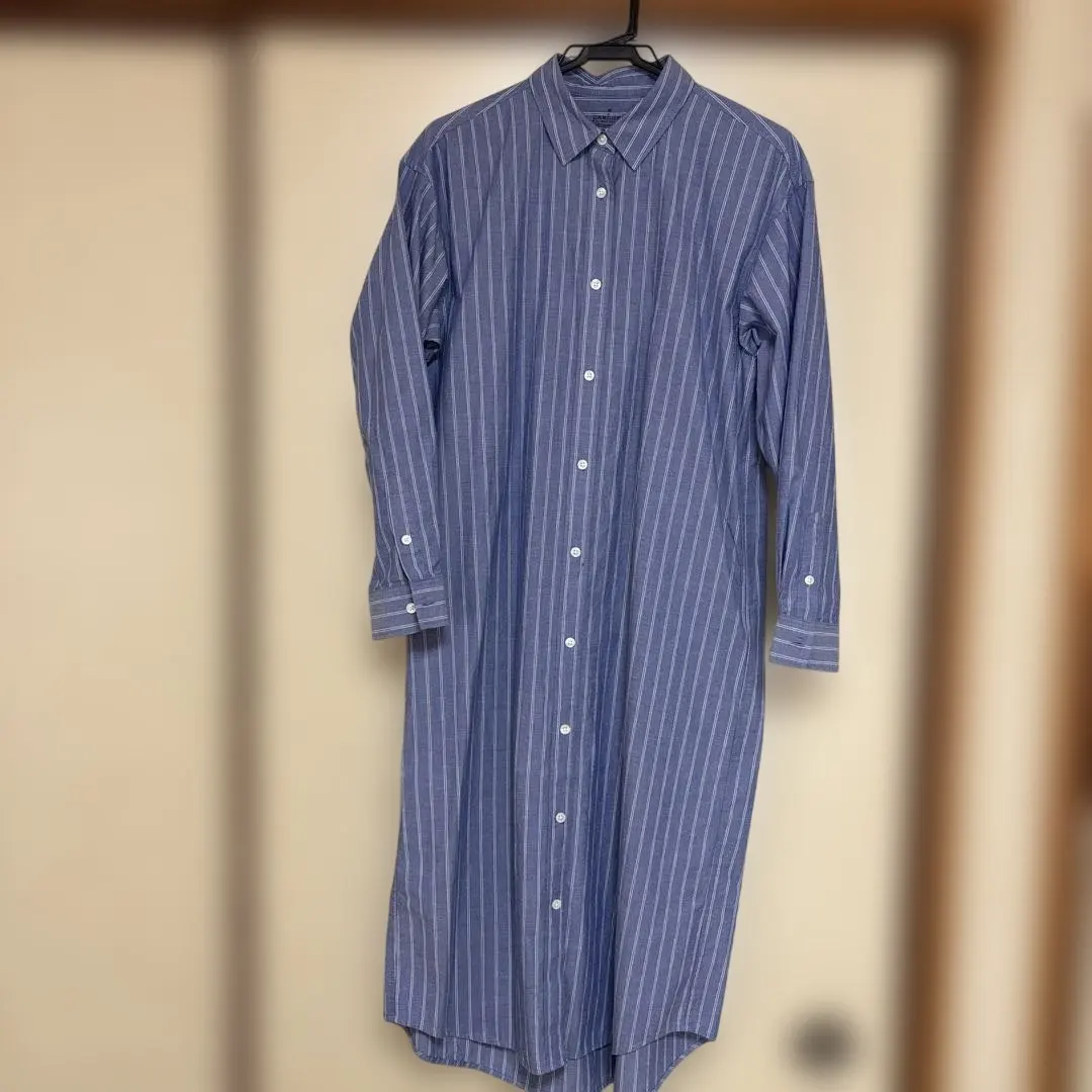 Thumbnail of MUJI - Excellent Condition - Blue and White Stripe - M Size - Long Shirt