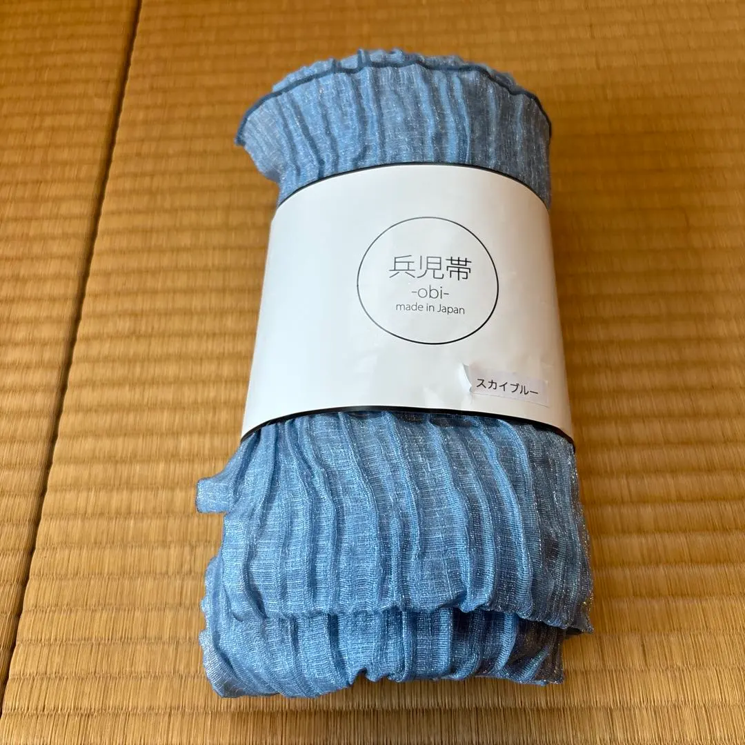Thumbnail of 【New】Made in Japan, Light Blue Heiko Obi