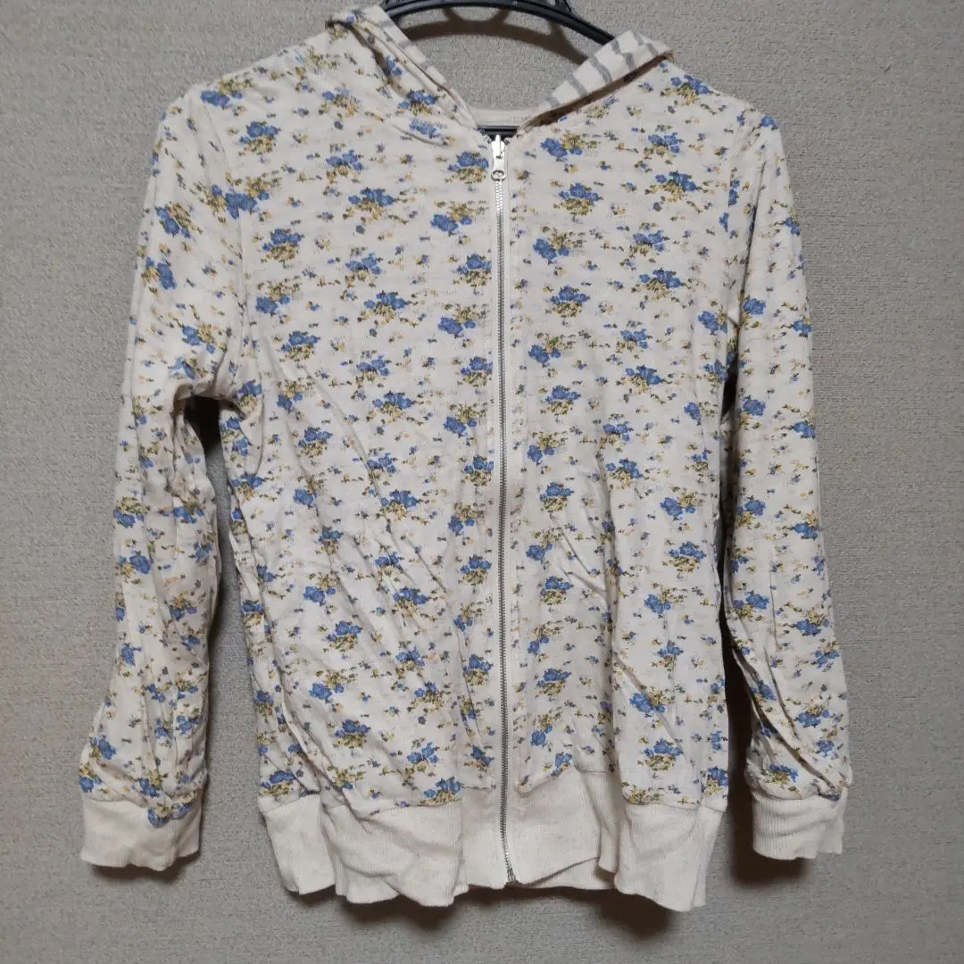Thumbnail of Floral Stripe Reversible Hoodie