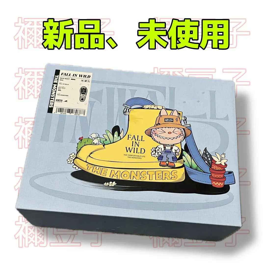 【完売品】 labubu FALL IN WILDレインブーツ バッグ Pop Mart The Monsters Labubu Fall in Wild Series Rain Boot