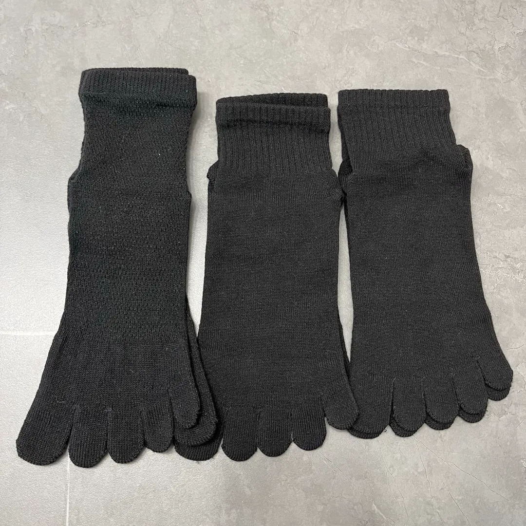 Thumbnail of 【Brand New】Five-Finger Socks Black Set