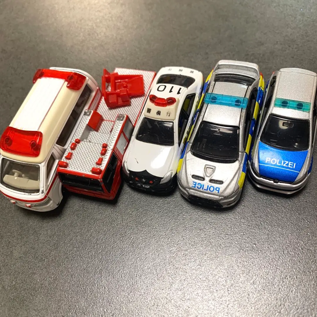 Thumbnail of Takara Tomy Emergency Vehicle Tomica 5-Car Set: Police, Ambulance, Fire Truck, Patrol Car