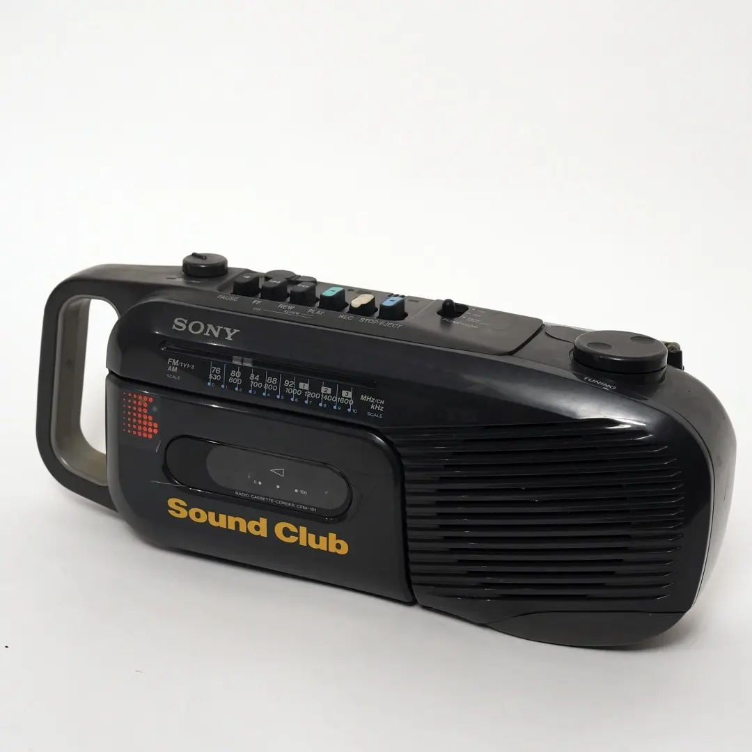 【可動品】ソニー SONY SoundClub CFM-101 ラジカセ 当時物 2025年最新】sony cfm-101の人気アイテム - メルカリ