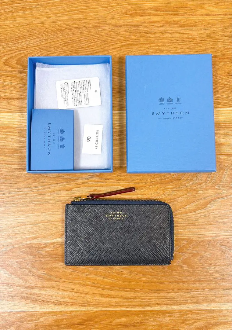 使用回数10回程 美品 SMYTHSON スマイソン コインケース 楽天市場】SMYTHSON スマイソン 財布 コインケース 小銭入れ