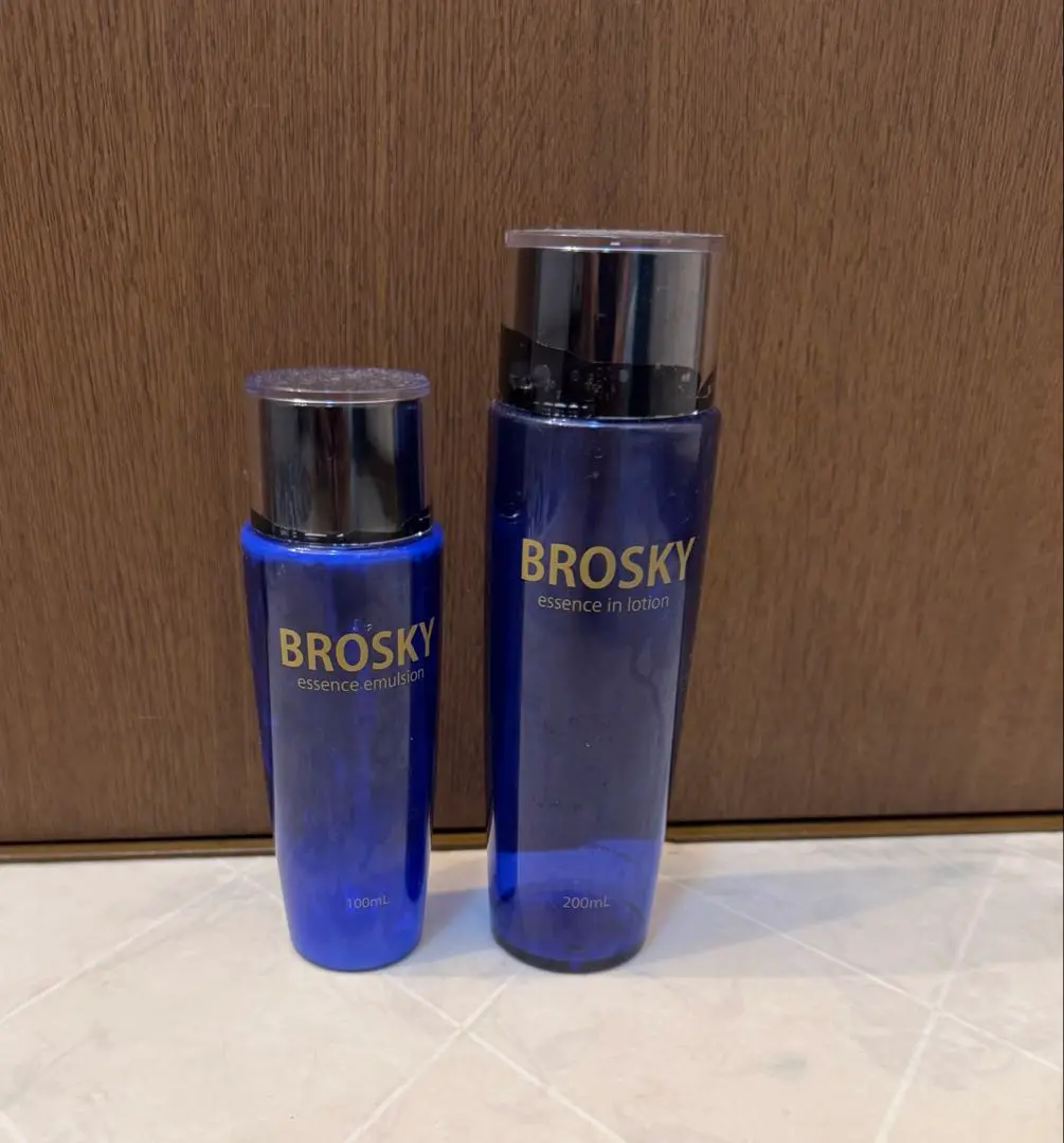 BROSKY ブロスキー ローション 化粧水 エマルジョン 乳液