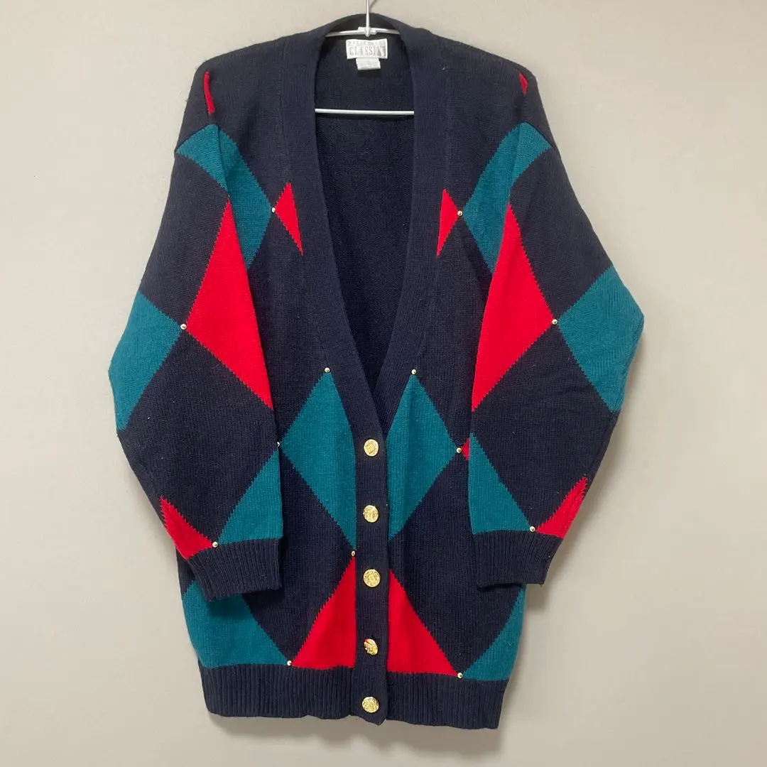 Thumbnail of PreferredClassy Cardigan, Navy, Nordic, 90s USED