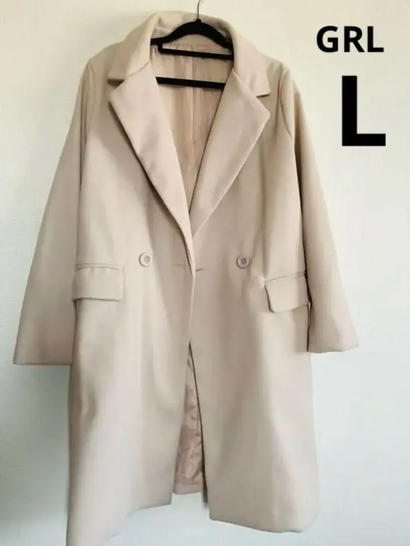 Thumbnail of GRL Greil Coat Outer Pink Beige