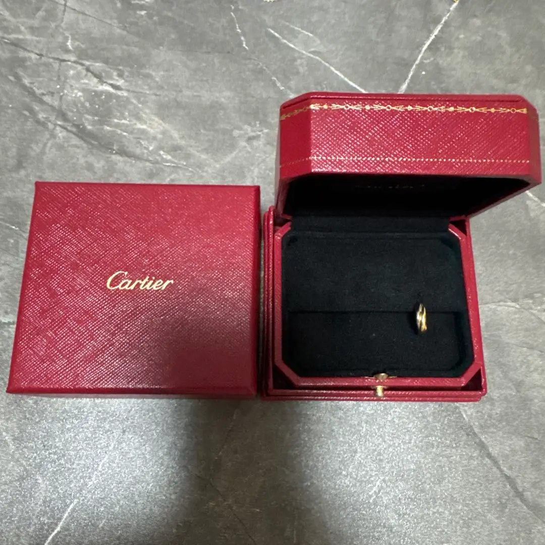 【新品仕上げ済】カルティエ トリニティ フープピアス 片耳用 5866 新品仕上げ済】カルティエ トリニティ フープピアス 片耳用 5866