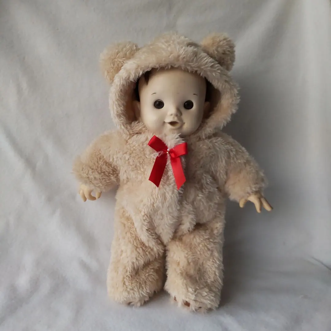 ぽぽちゃん的毛茸茸帶帽熊熊裝 的縮圖