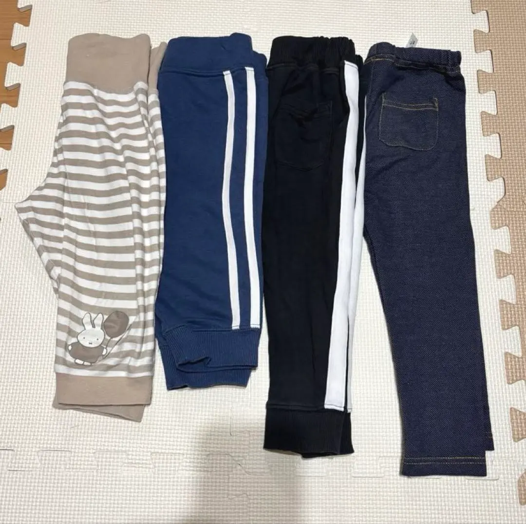 Thumbnail of Final price reduction: Nishimatsuya pants, 4 items, sizes 90-100