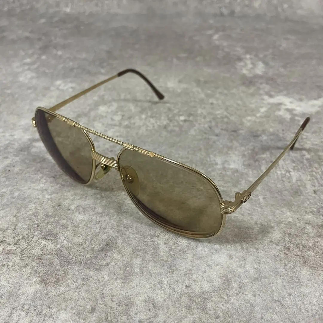 Thumbnail of Christian Dior Sunglasses Gold Frame Vintage