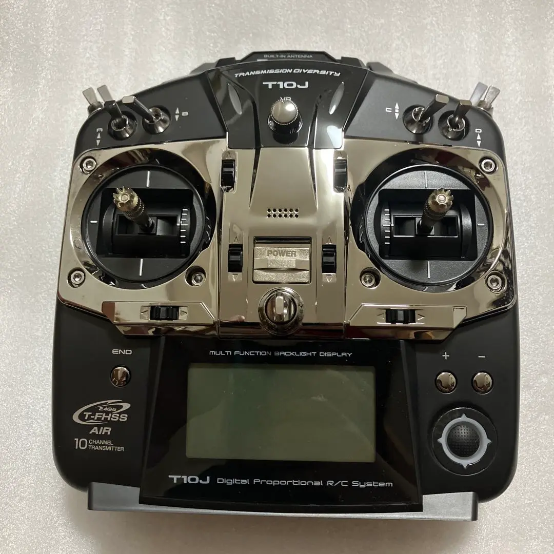 (未使用･未開封品)　フタバ / T10J プロポ 送信機 モード2 / 左スロットル仕様 ヘリ用 +受信機 セット 10ch-2.4GHz T-FHSS AIRモデル  f4u0baa T10J | 双葉電子工業株式会社 ラジオコントロール