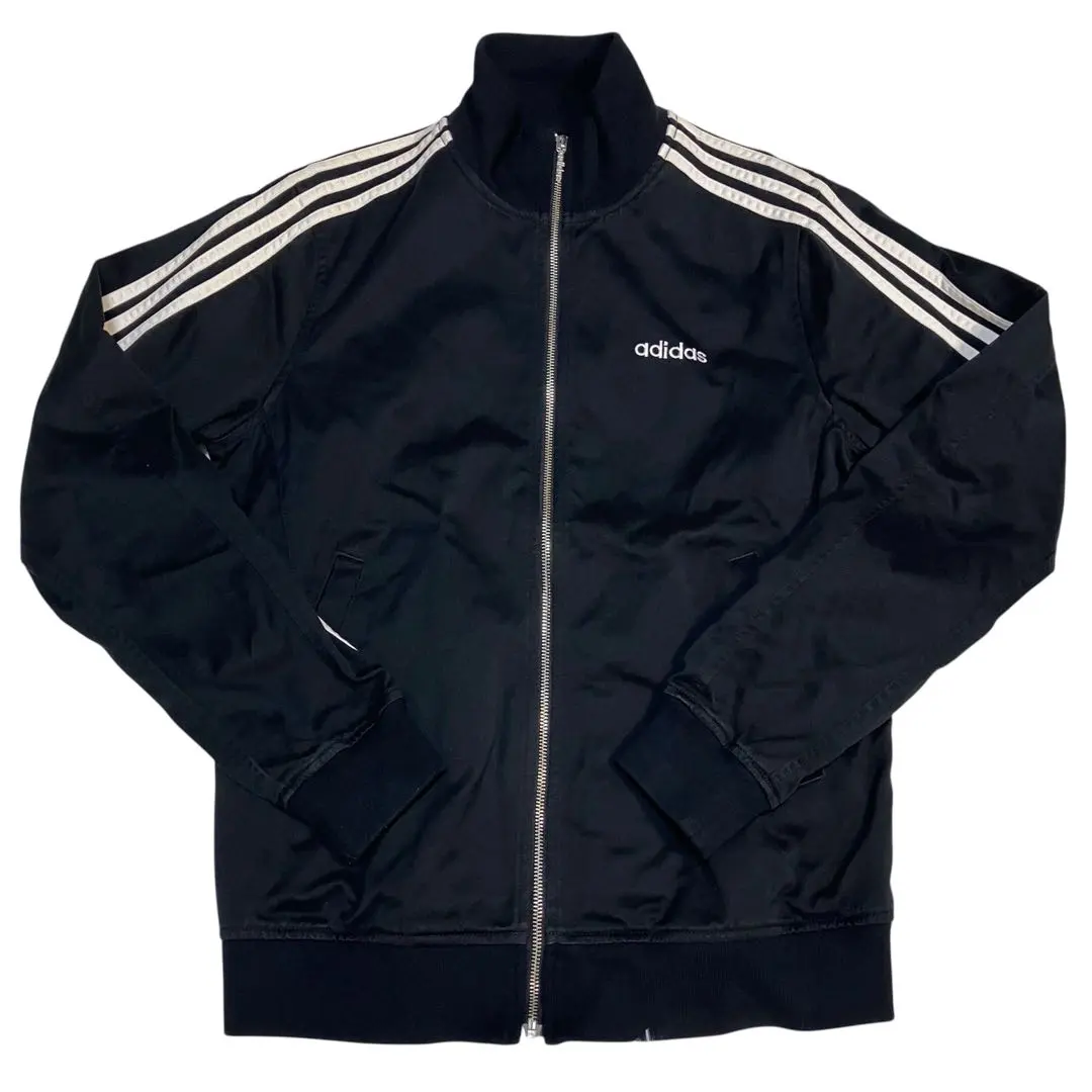 Thumbnail of Excellent condition Adidas track jacket, international flag tag, vintage, black, L