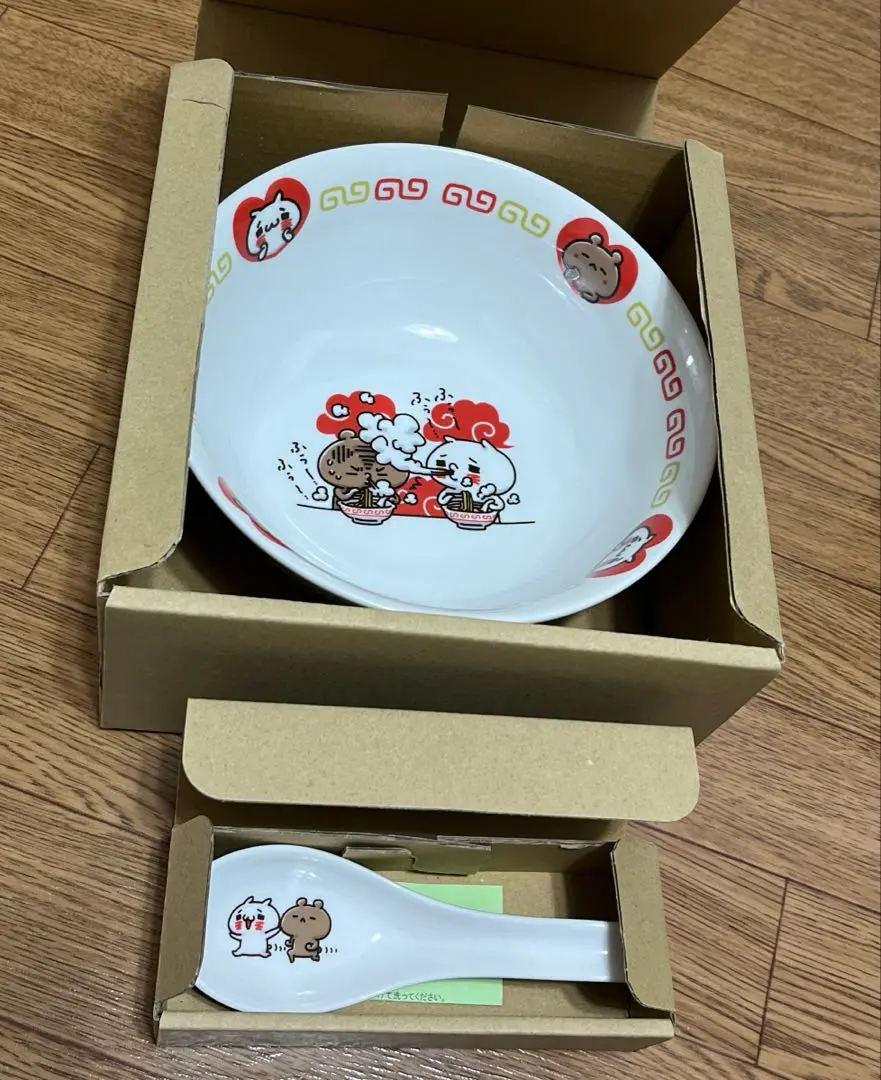 日本製　完売品　愛しすぎて大好きすぎる。　ラーメン皿　れんげ付き☘️レアなお品物✨ Amazon.co.jp: 愛しすぎて大好きすぎる。ラーメン丼 ラーメン