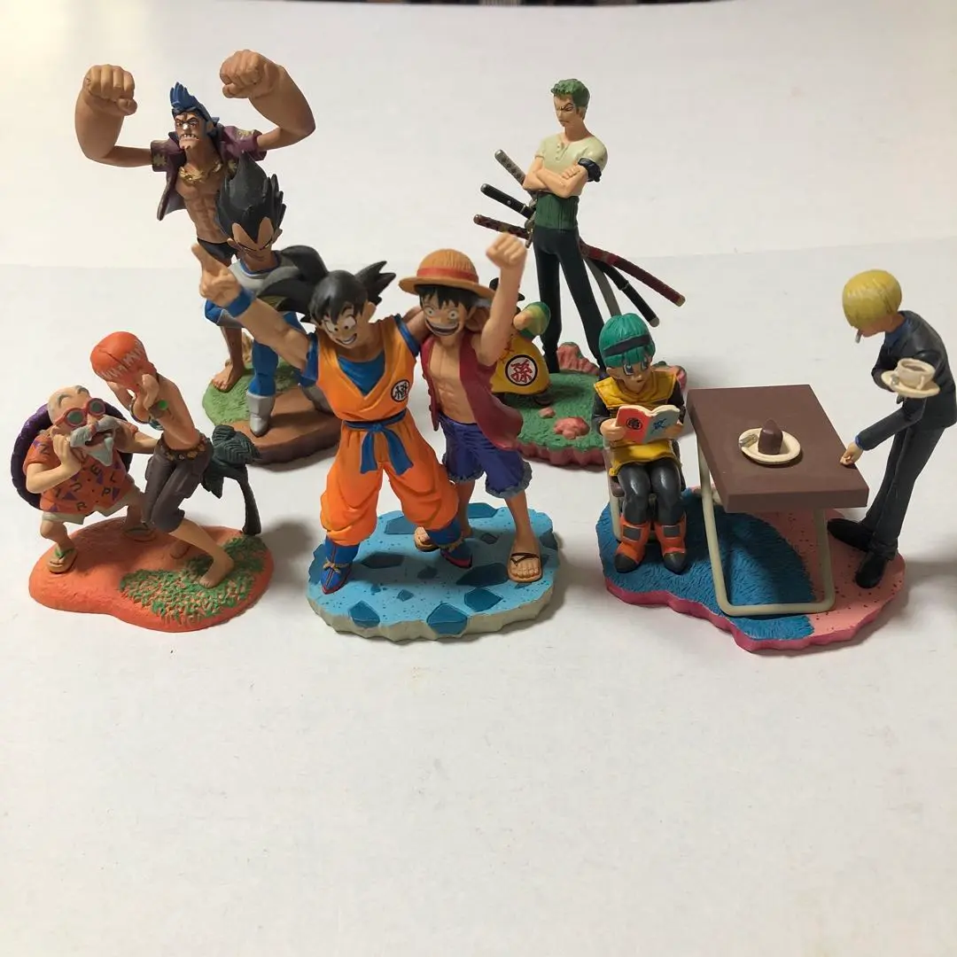 ドラゴンボールカプセル ワンピースコラボ 全種彩色セット ドラゴンボールカプセル ワンピースコラボ 全種彩色セット