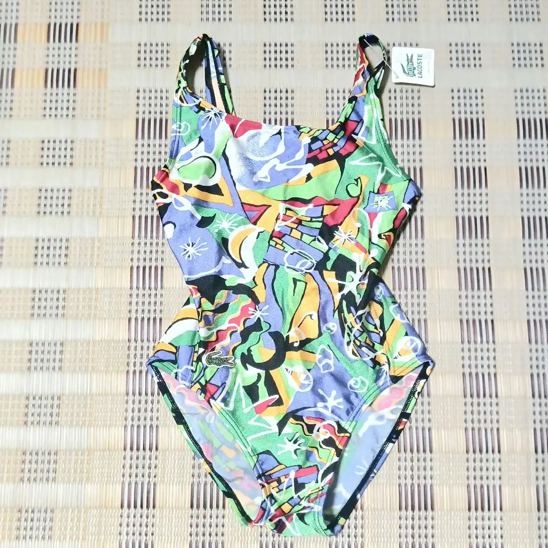 新品未使用 ラコステ 水着 4点セット Lace Ladies 水着 「4点セット」透かし ニット付き ビキニ