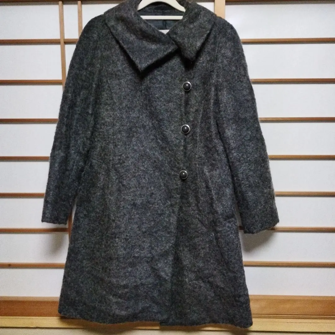 Thumbnail of ROPÉ Mohair Gray Long Coat