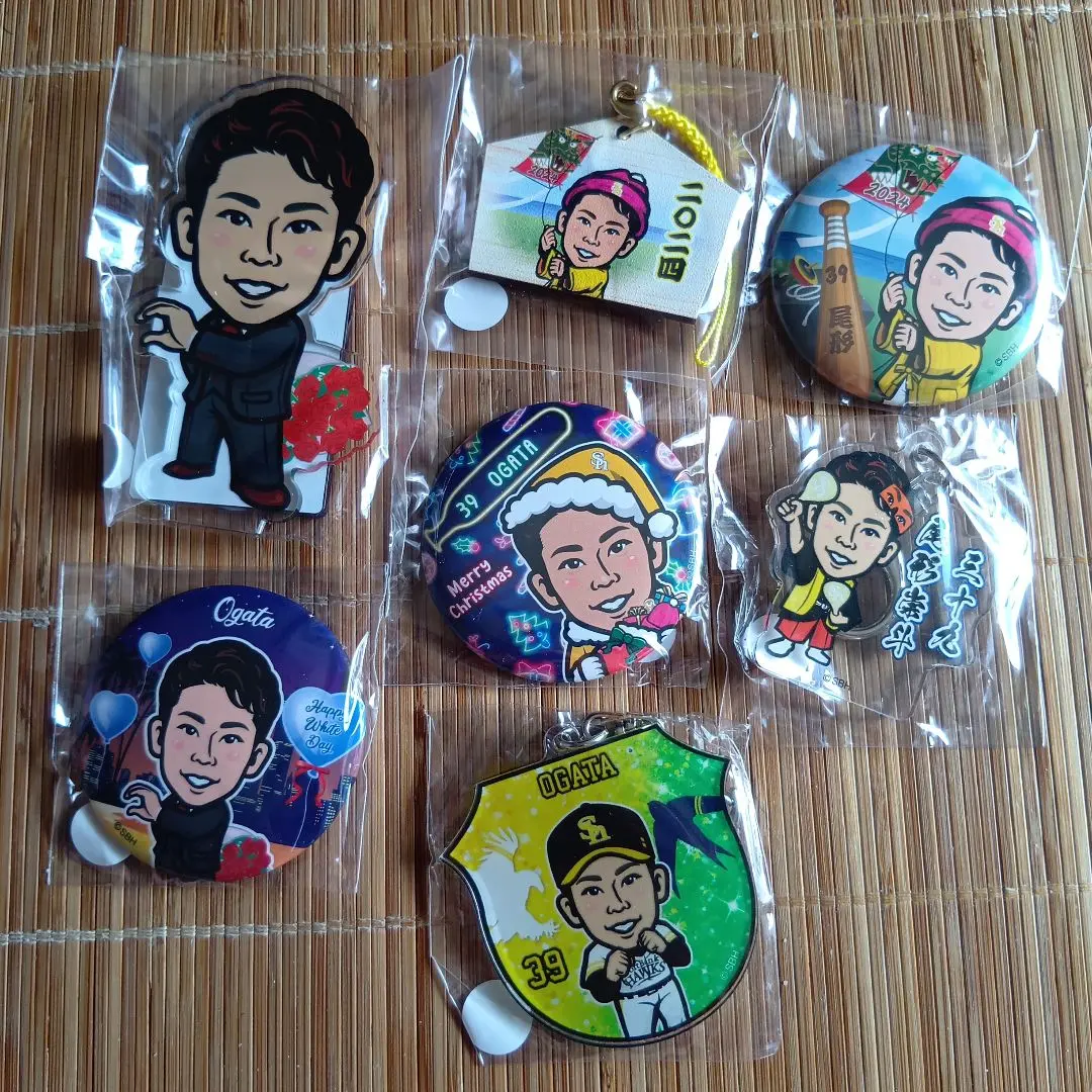 Thumbnail of Wakawaka Gacha: SoftBank Hawks Takato Ogata Player 7 Types Set of 7