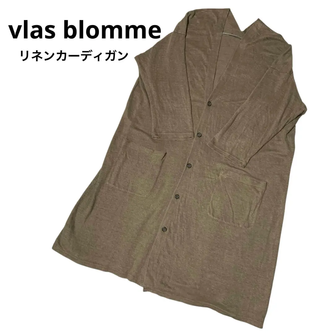 ◆美品◆Vlas Blomme コルトレイクリネン　変形カーディガン 2025年最新】コルトレイクリネンカーディガンの人気アイテム